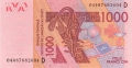 West African States 1000 Francs, 2003